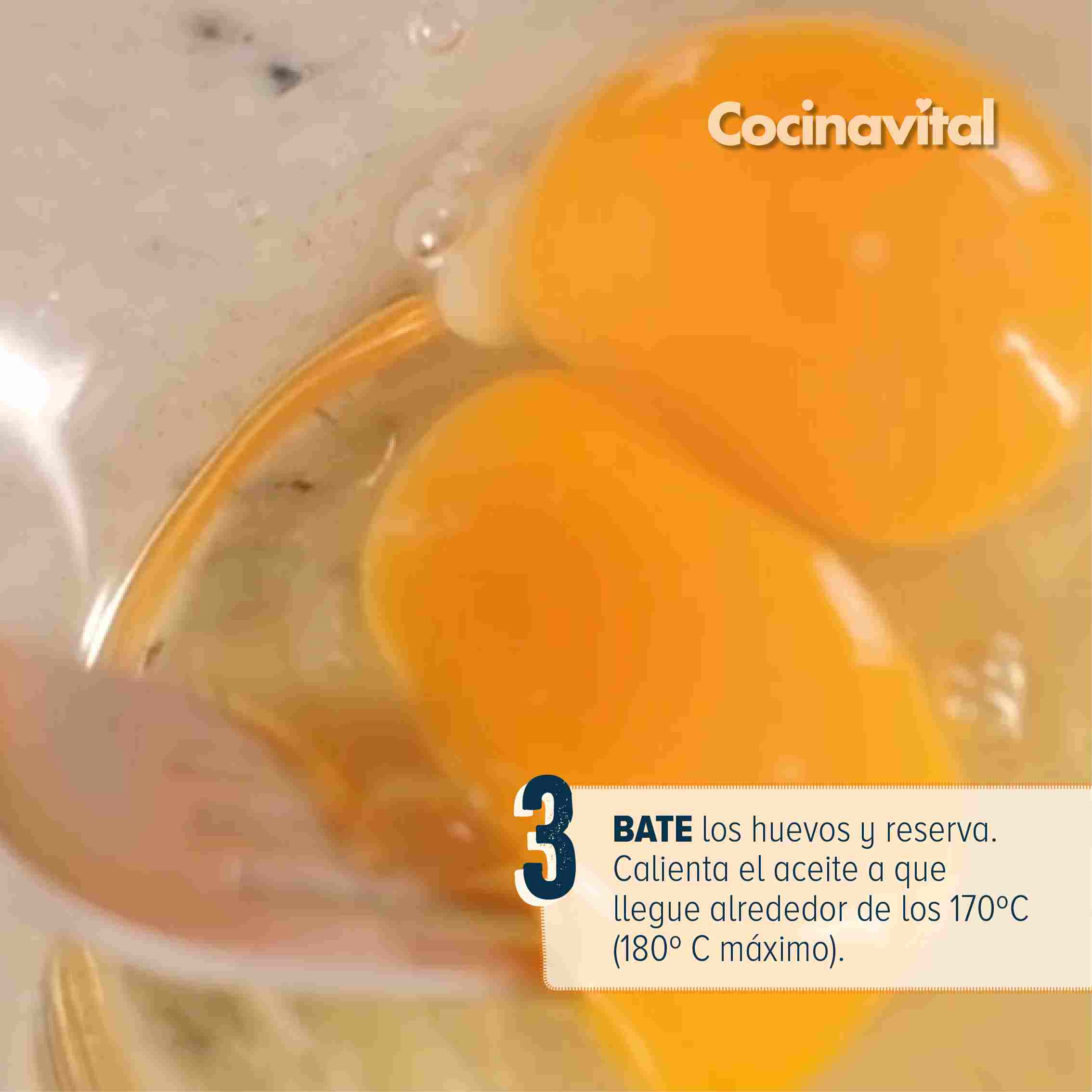 Bate los huevos