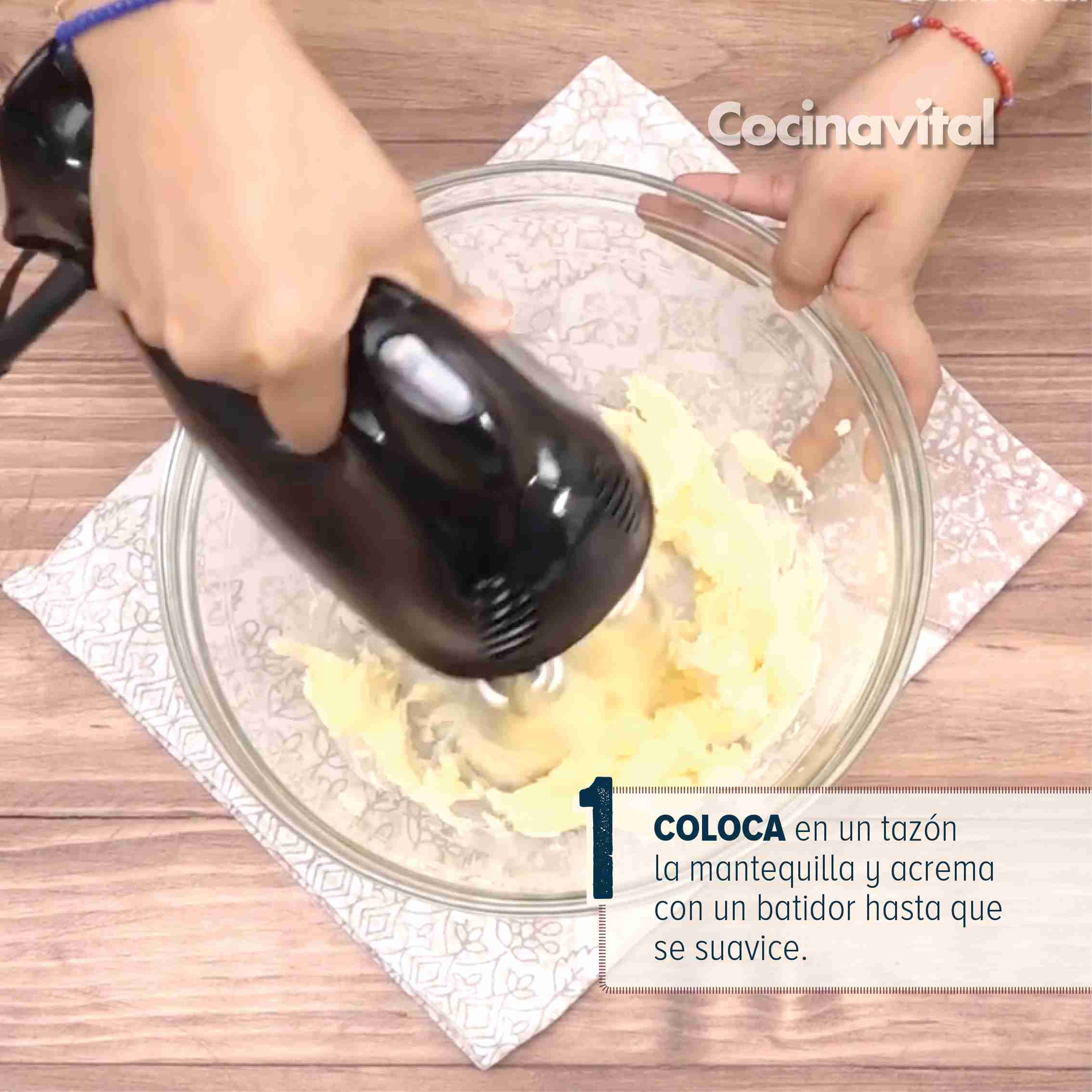 Coloca los ingredientes