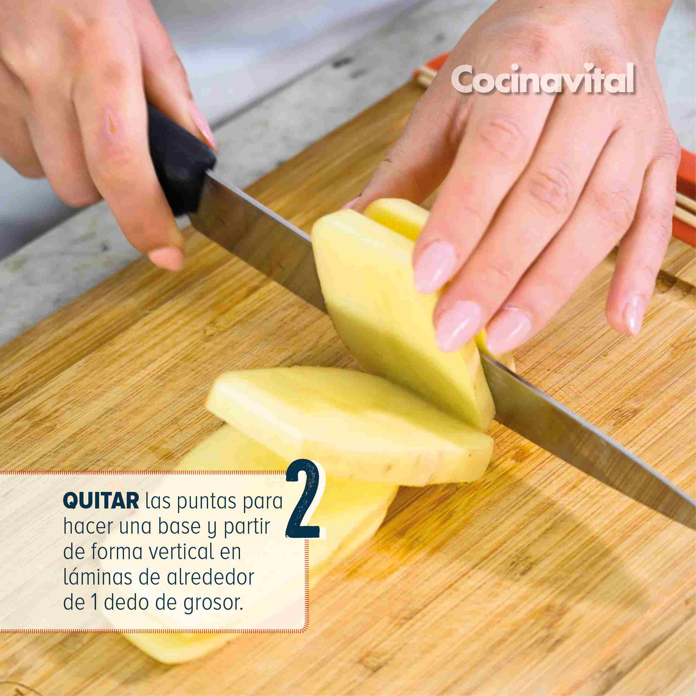 Corta las papas
