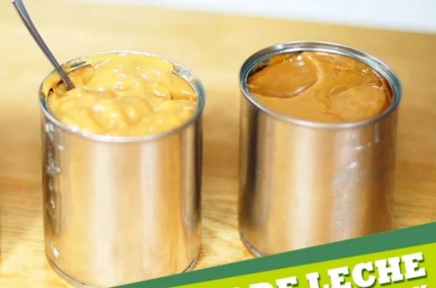 Receta de dulce de leche con una lata de leche condensada