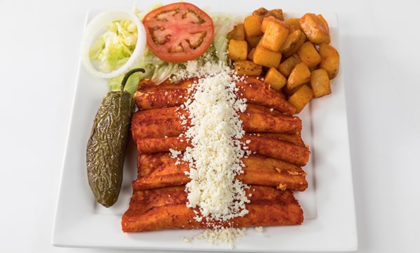 enchiladas rojas norteñas