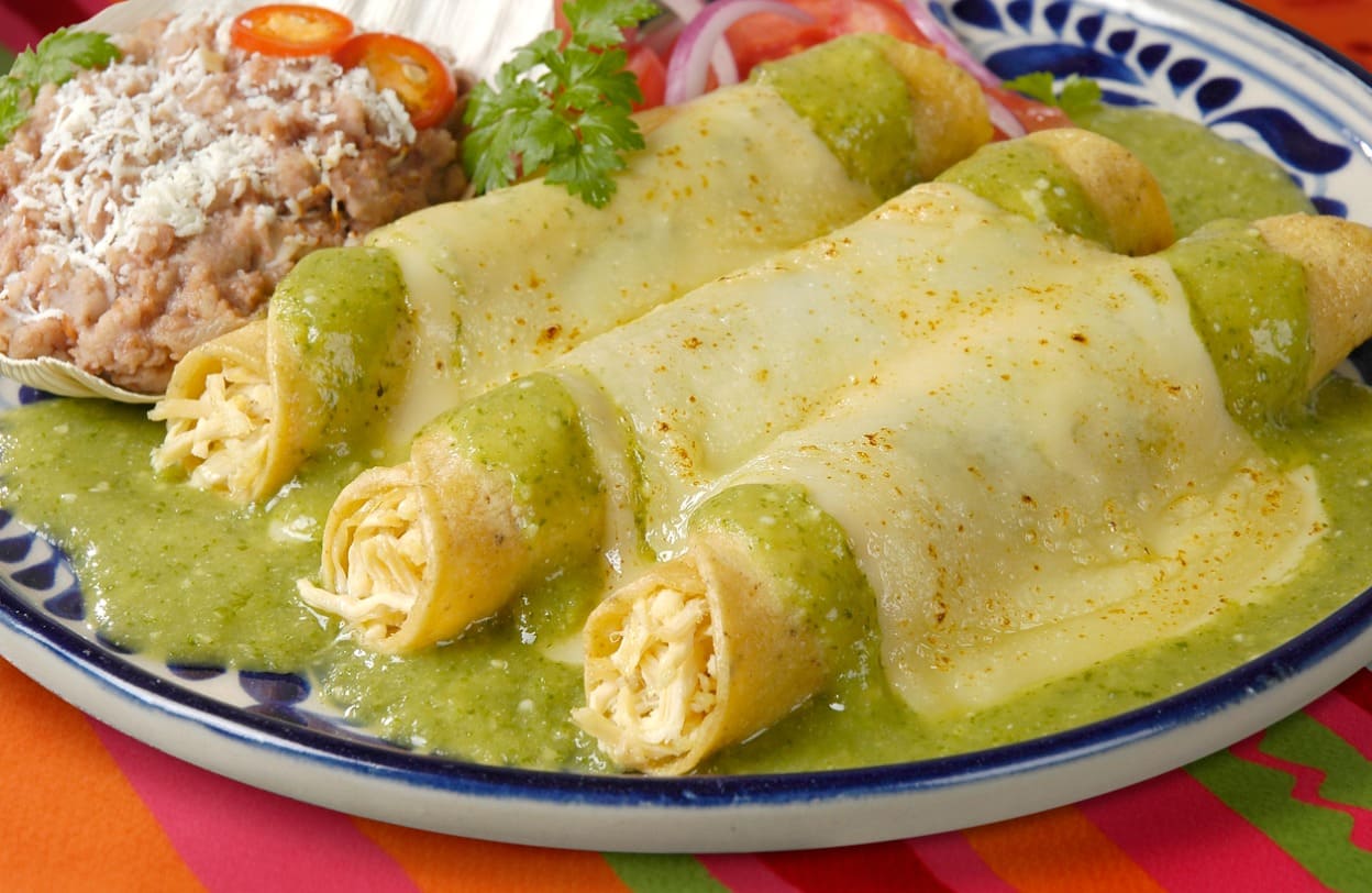 enchiladas suizas de Sanborns