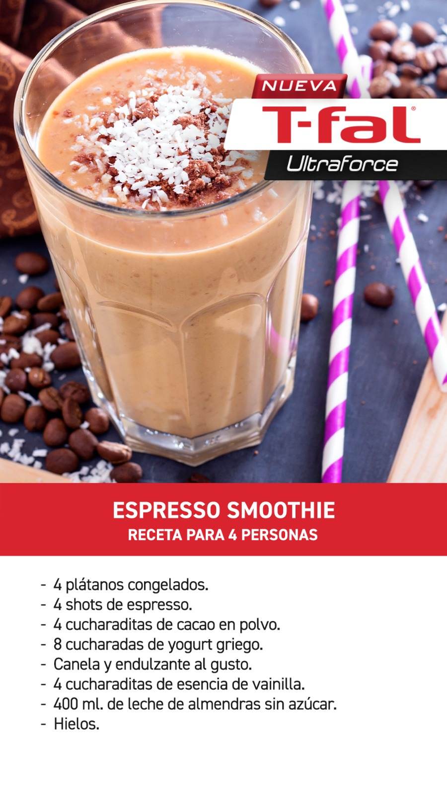 recetas de smoothie espresso