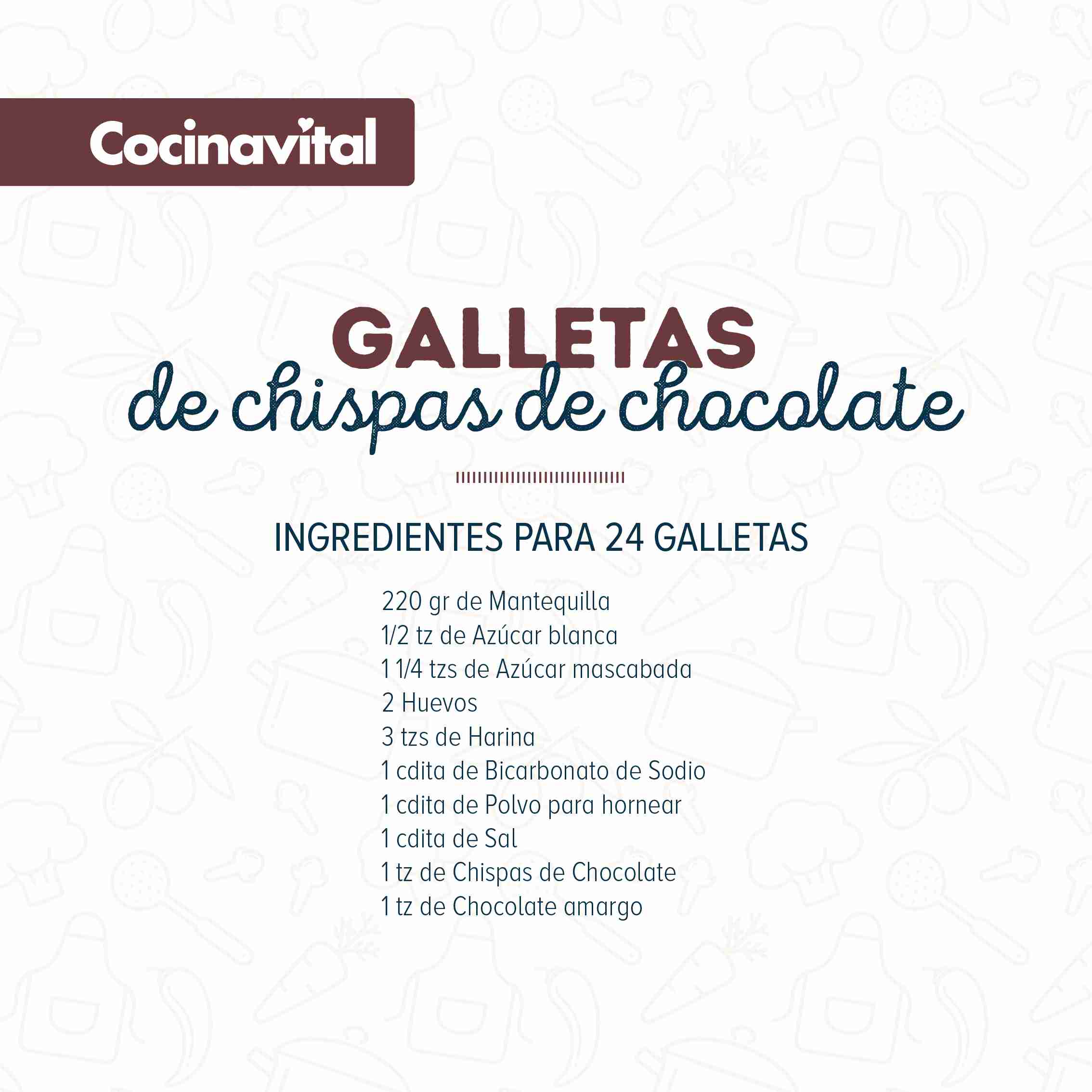 Ingredientes Galletas de chispas