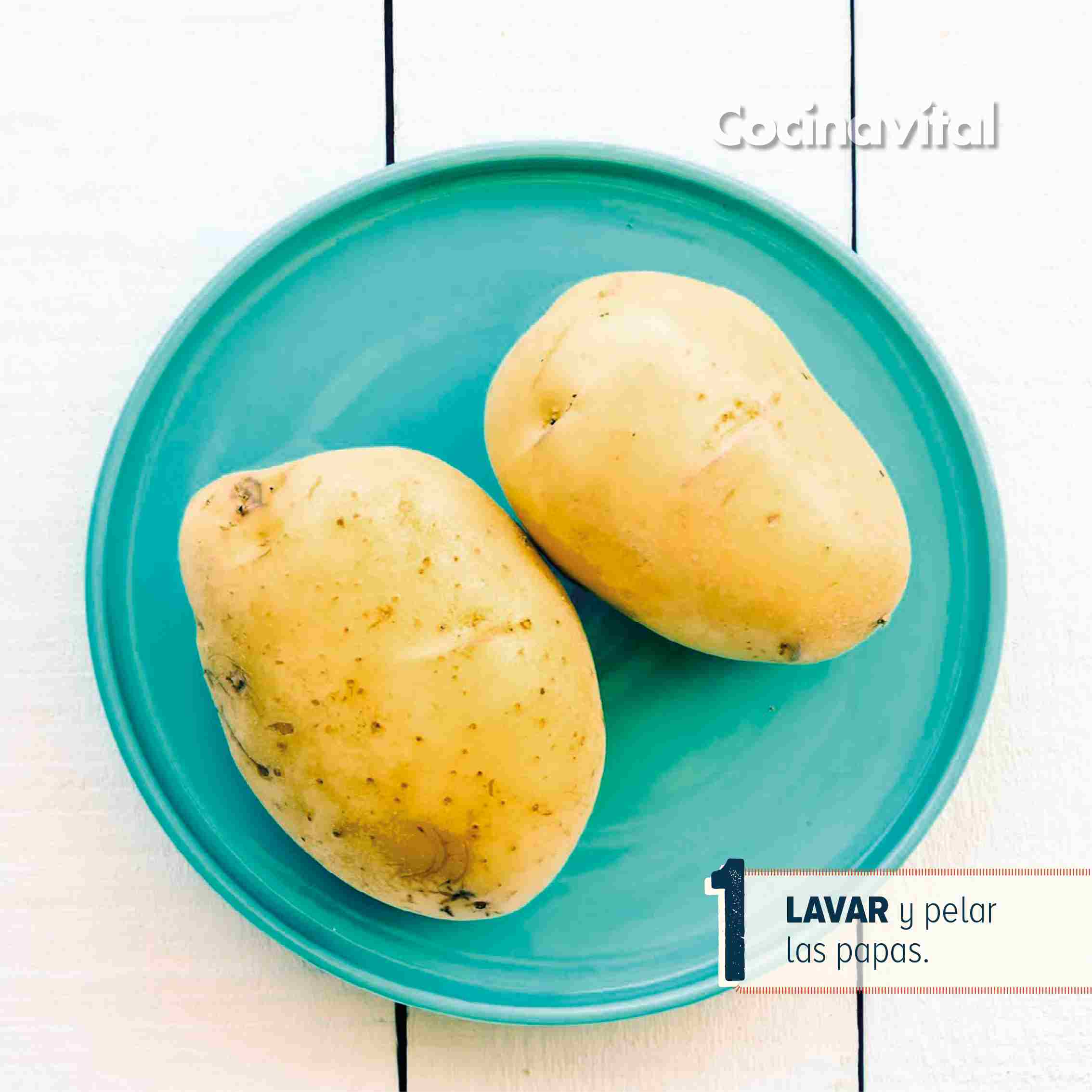 Lava las papas