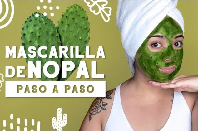 Mascarilla de baba de nopal y para que sirve para la piel