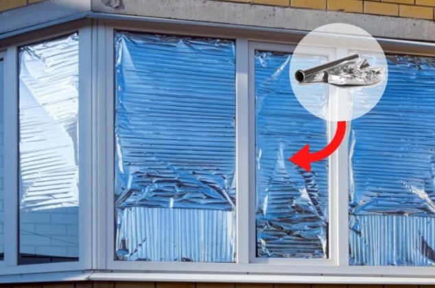 Por qué debes colocar papel aluminio en la ventana de tu casa