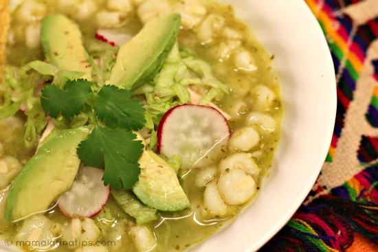 pozole verde de pollo ingredientes