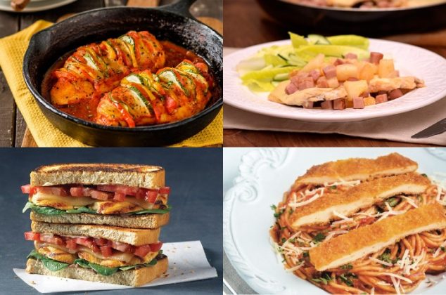 5 deliciosas y fáciles recetas con pechuga de pollo