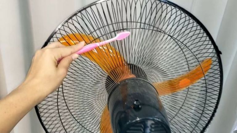 truco para limpiar un ventilador
