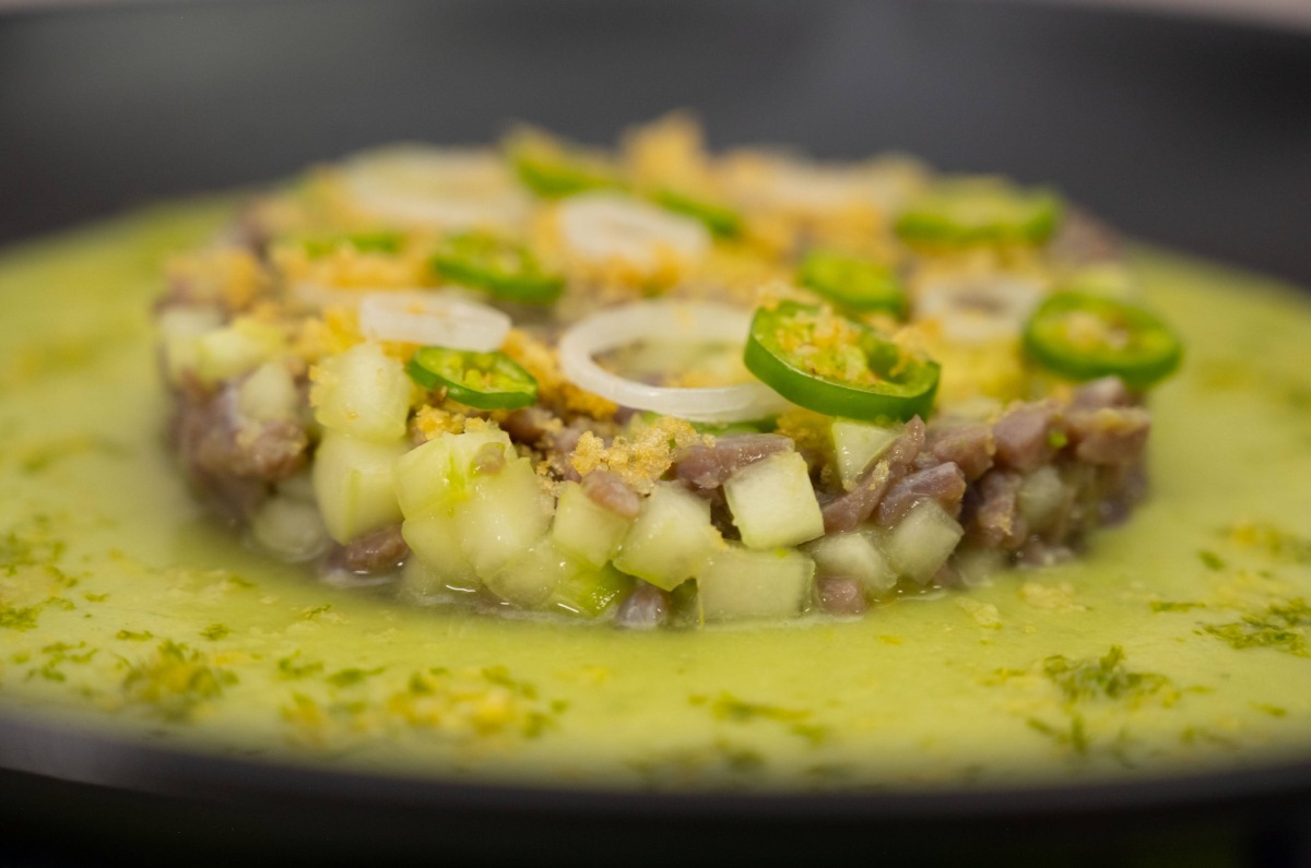 aguachile de cecina