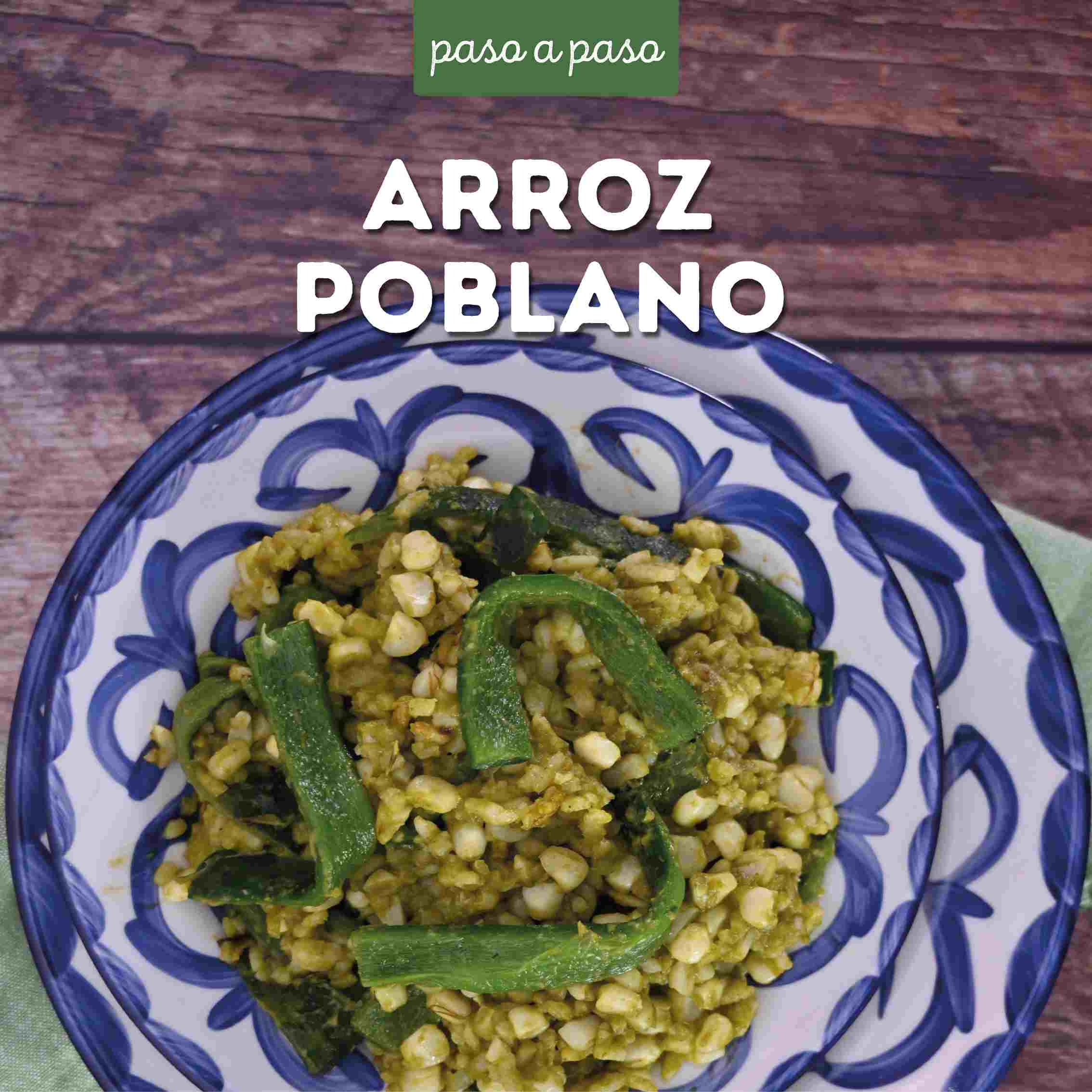 Receta Arroz poblano