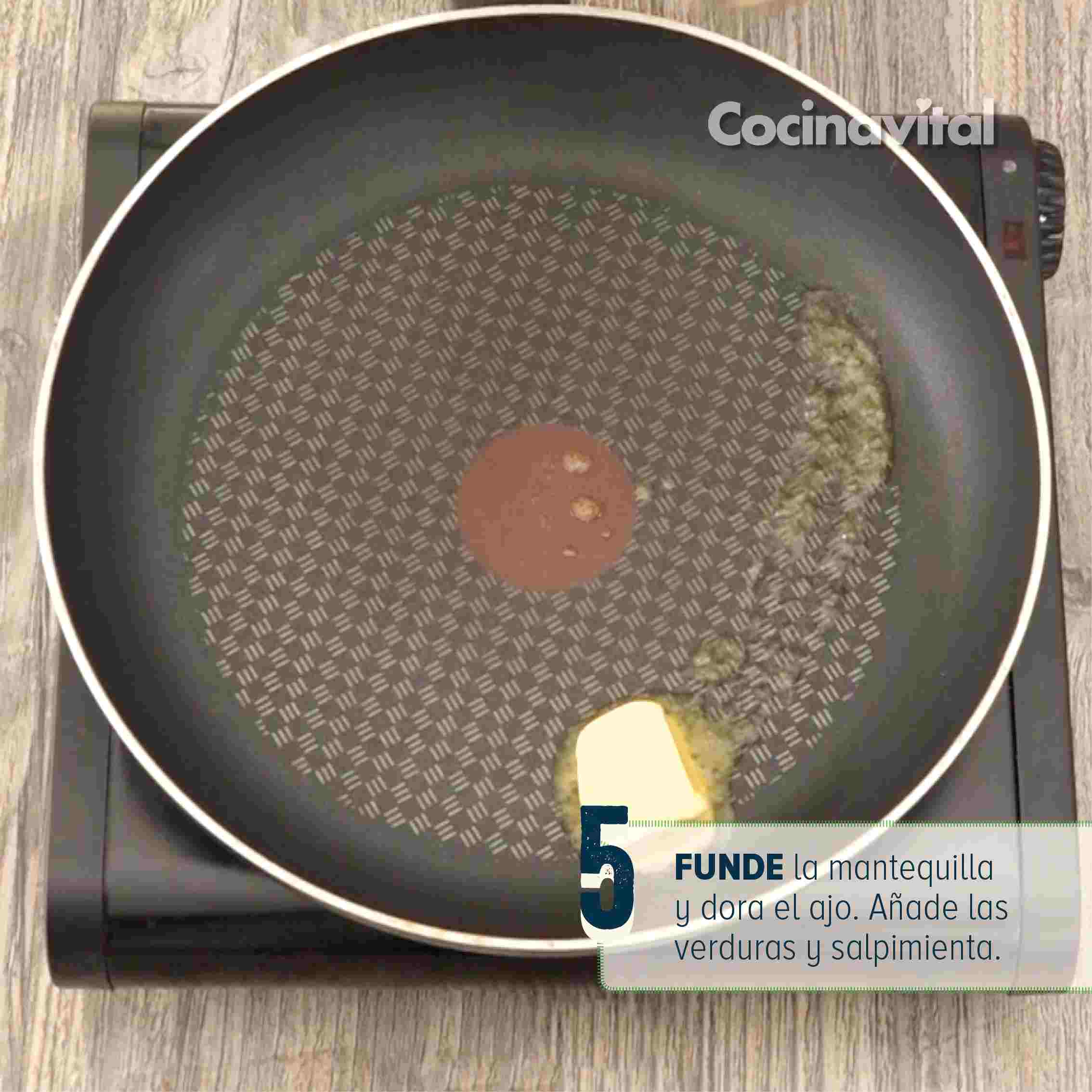 Receta completa verduras a la mantequilla