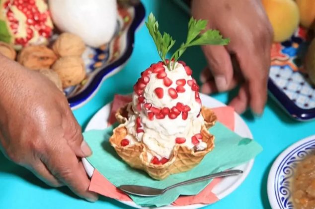 Receta de helado de chile en nogada ¡Con 6 ingredientes!