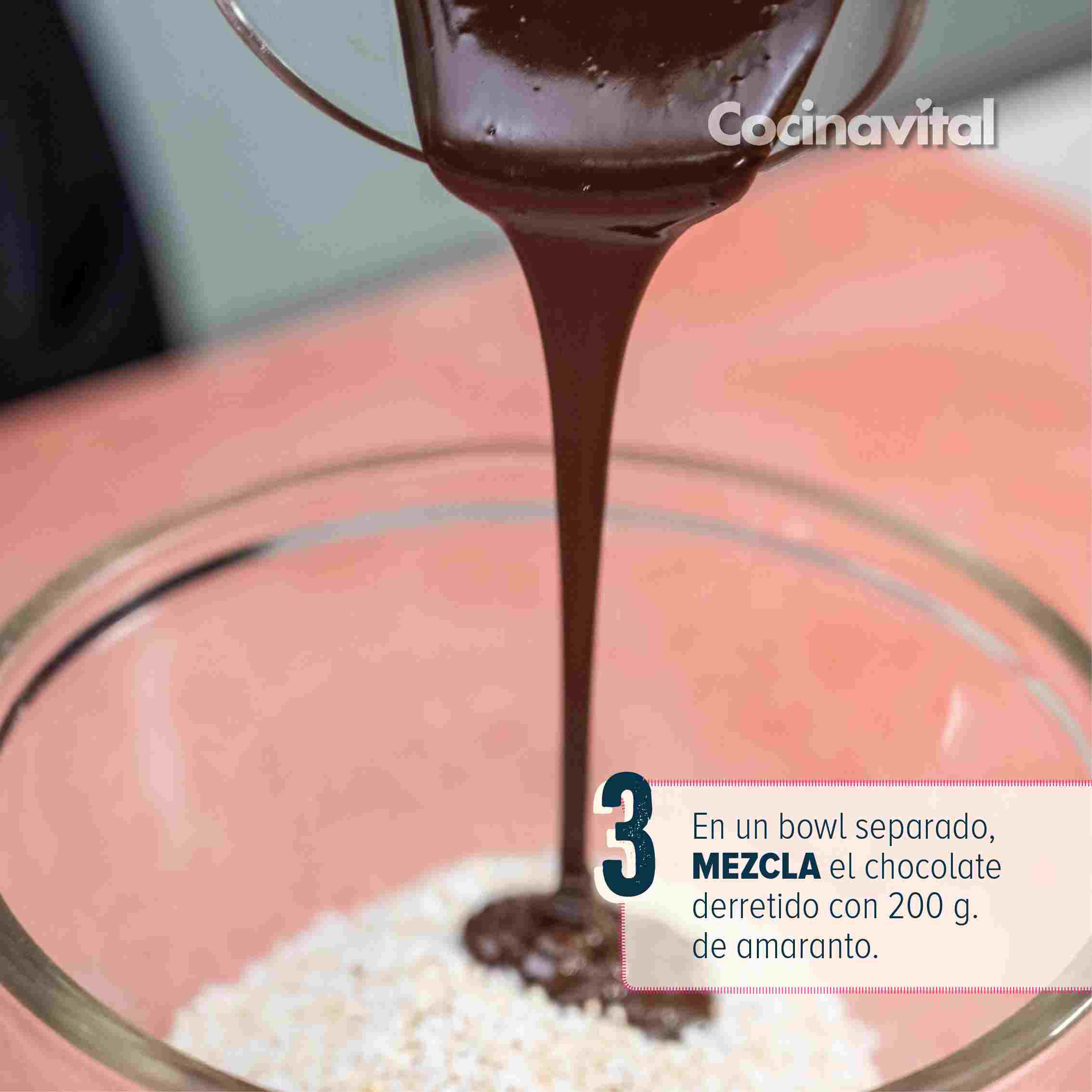 Mezcla el chocolate