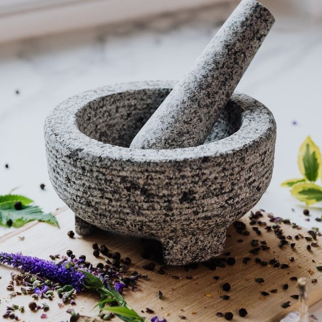 cómo afilar un molcajete