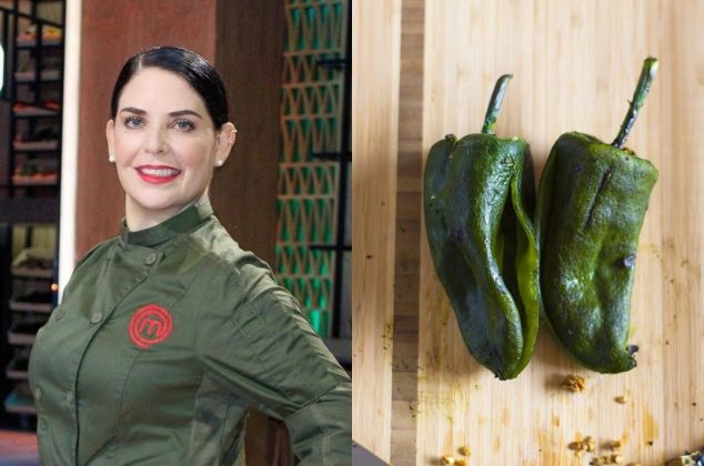 4 consejos para pelar chiles poblanos por la chef Zahie Téllez de MasterChef