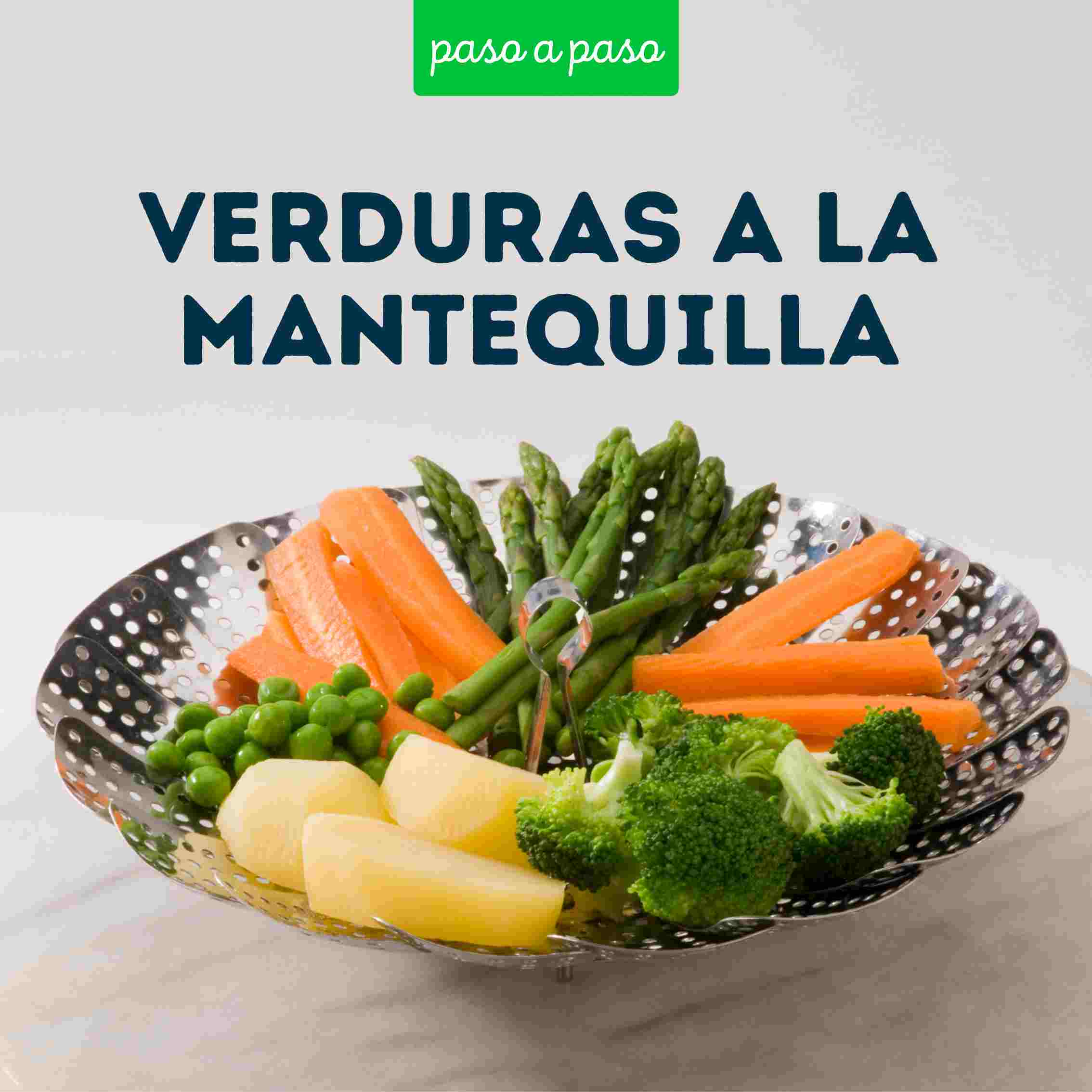 Aquí la receta para las verduras a la mantequilla