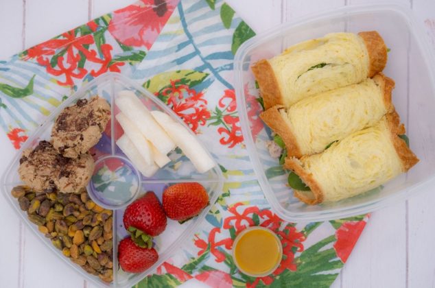 Lunchbox con rollos de ensalada de atún ¡En menos de 20 minutos!