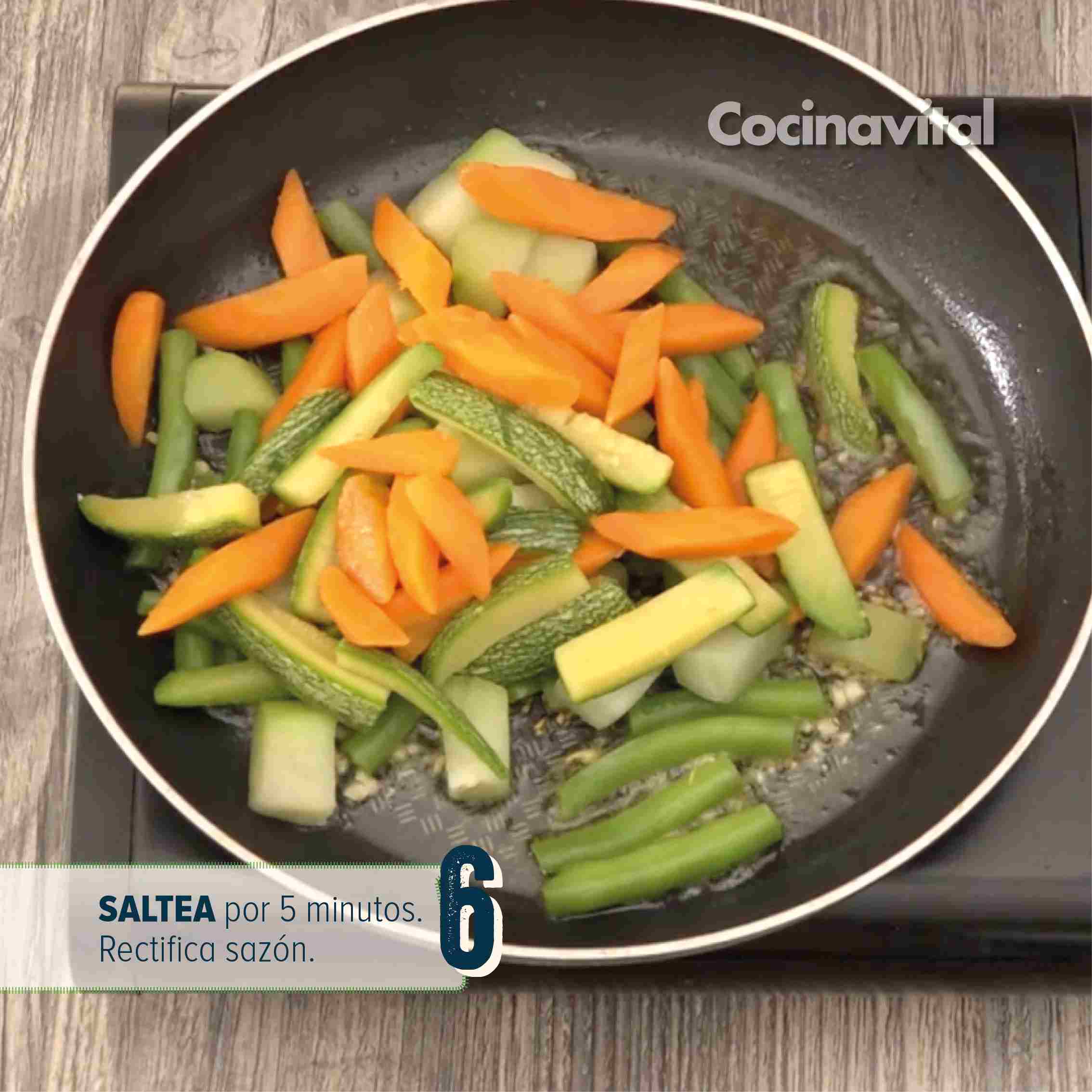 Cómo preparar verduras a la mantequilla