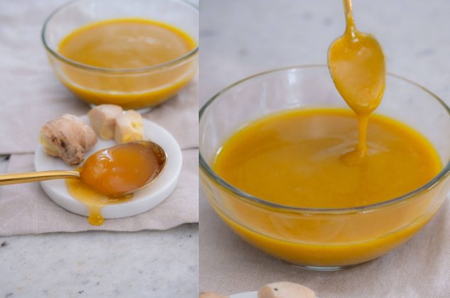 Aderezo de miel con mostaza y jengibre ¡En 5 minutos!
