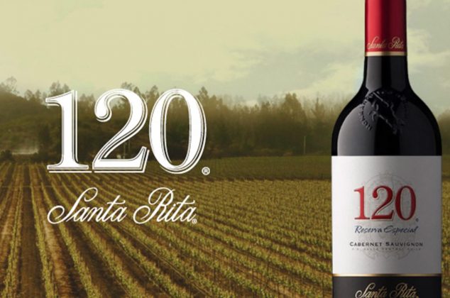 Disfruta el día del Cabernet Sauvignon con un exquisito vino 120 de Santa Rita