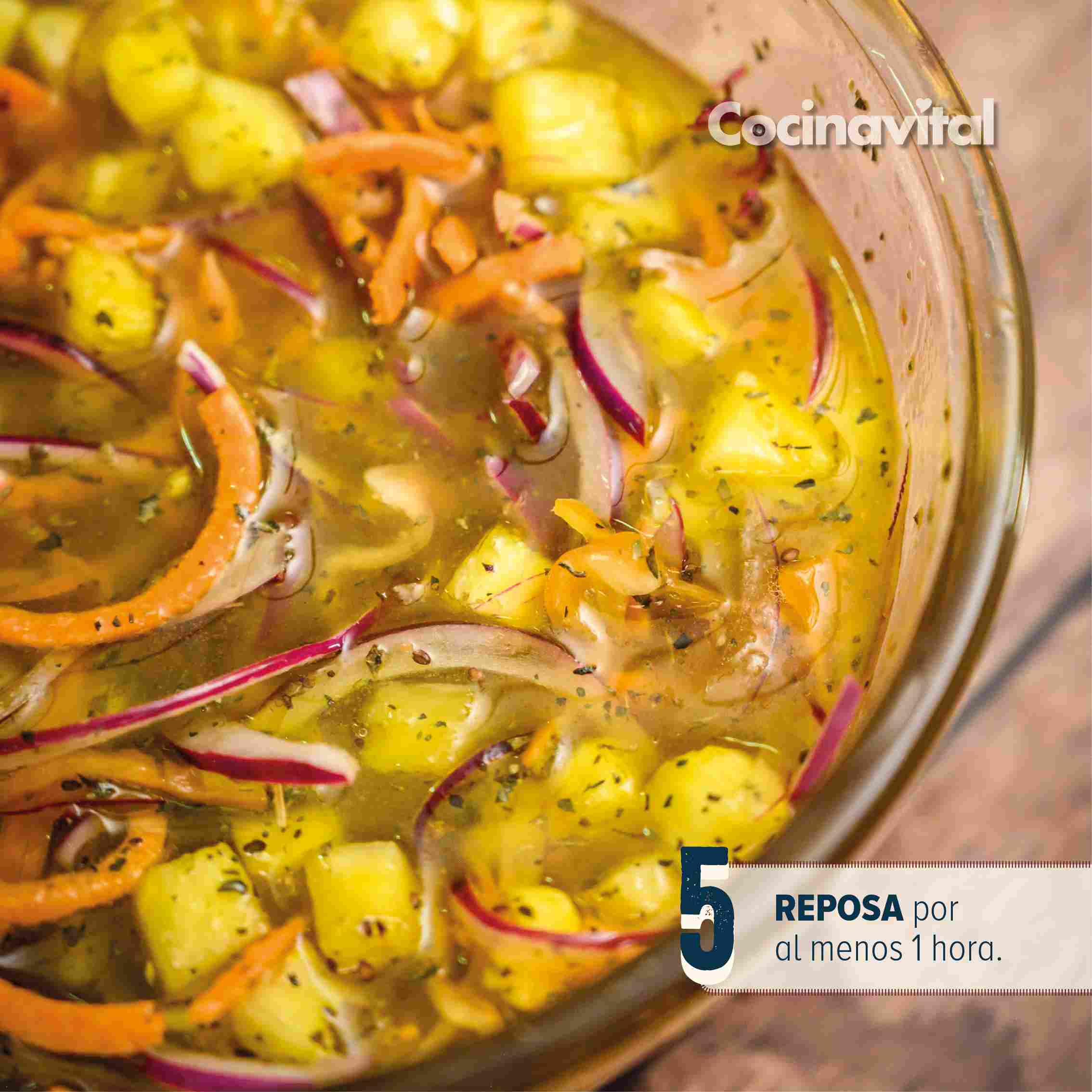 Receta chiles encurtidos con piña