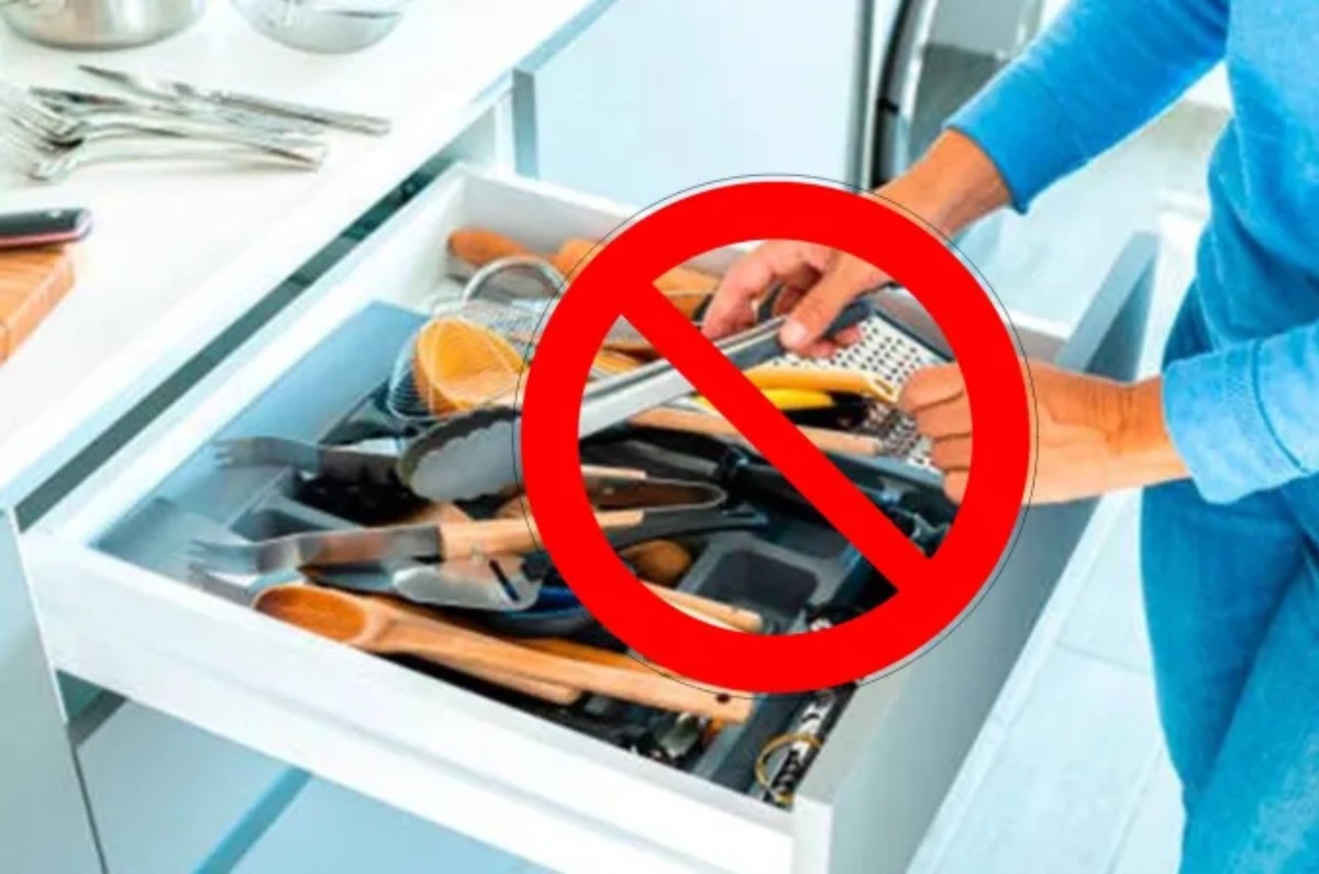 cosas que no debes guardar en cajones de cocina