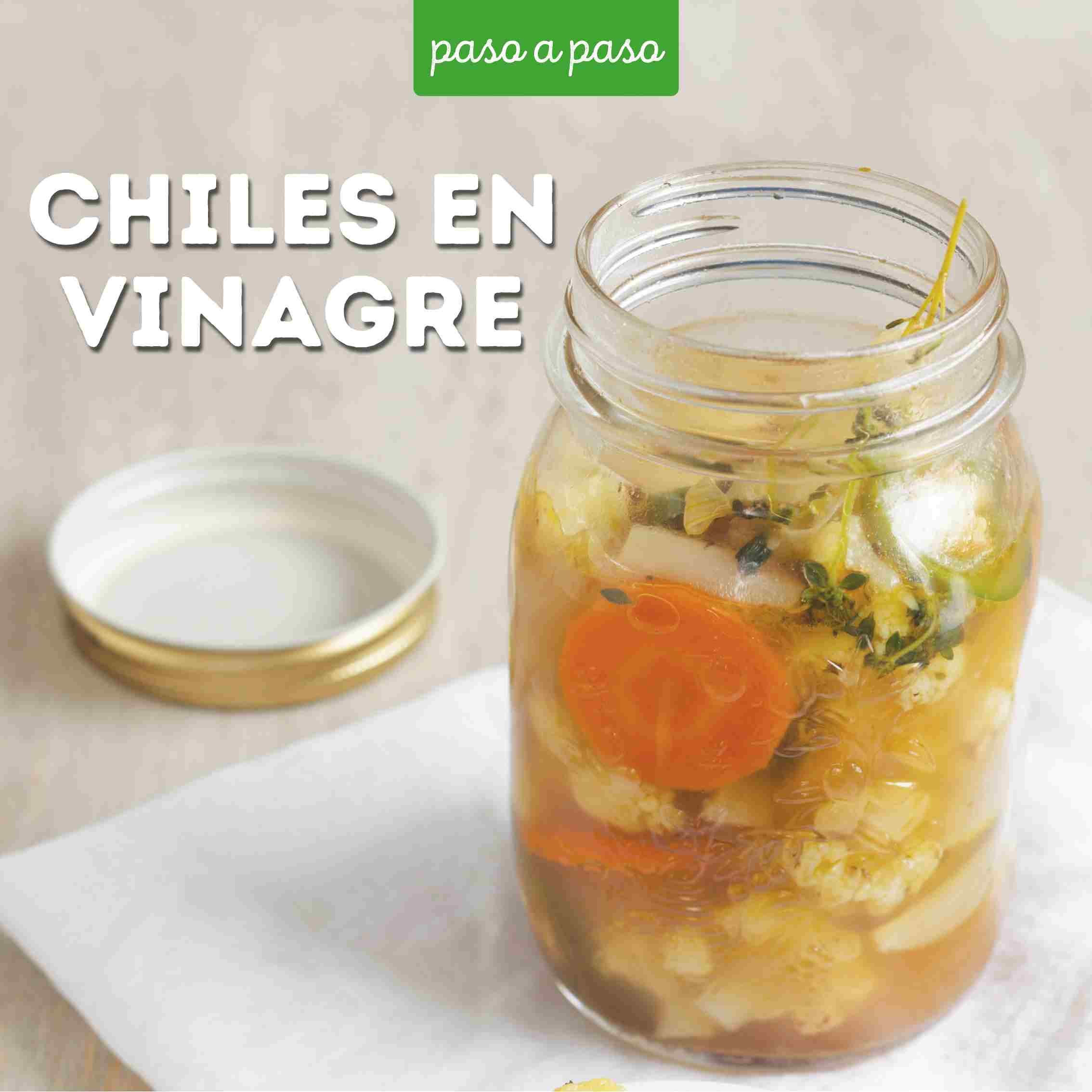 Receta Chiles en vinagre