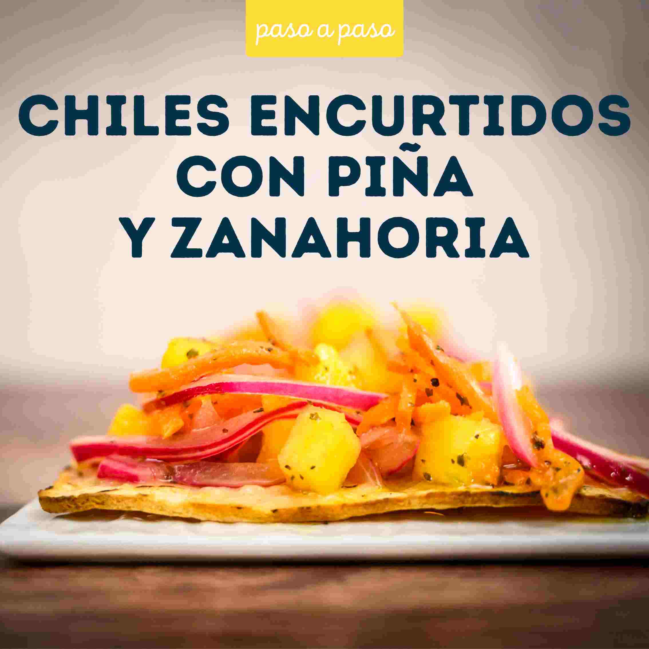 Receta Chiles encurtidos con piña