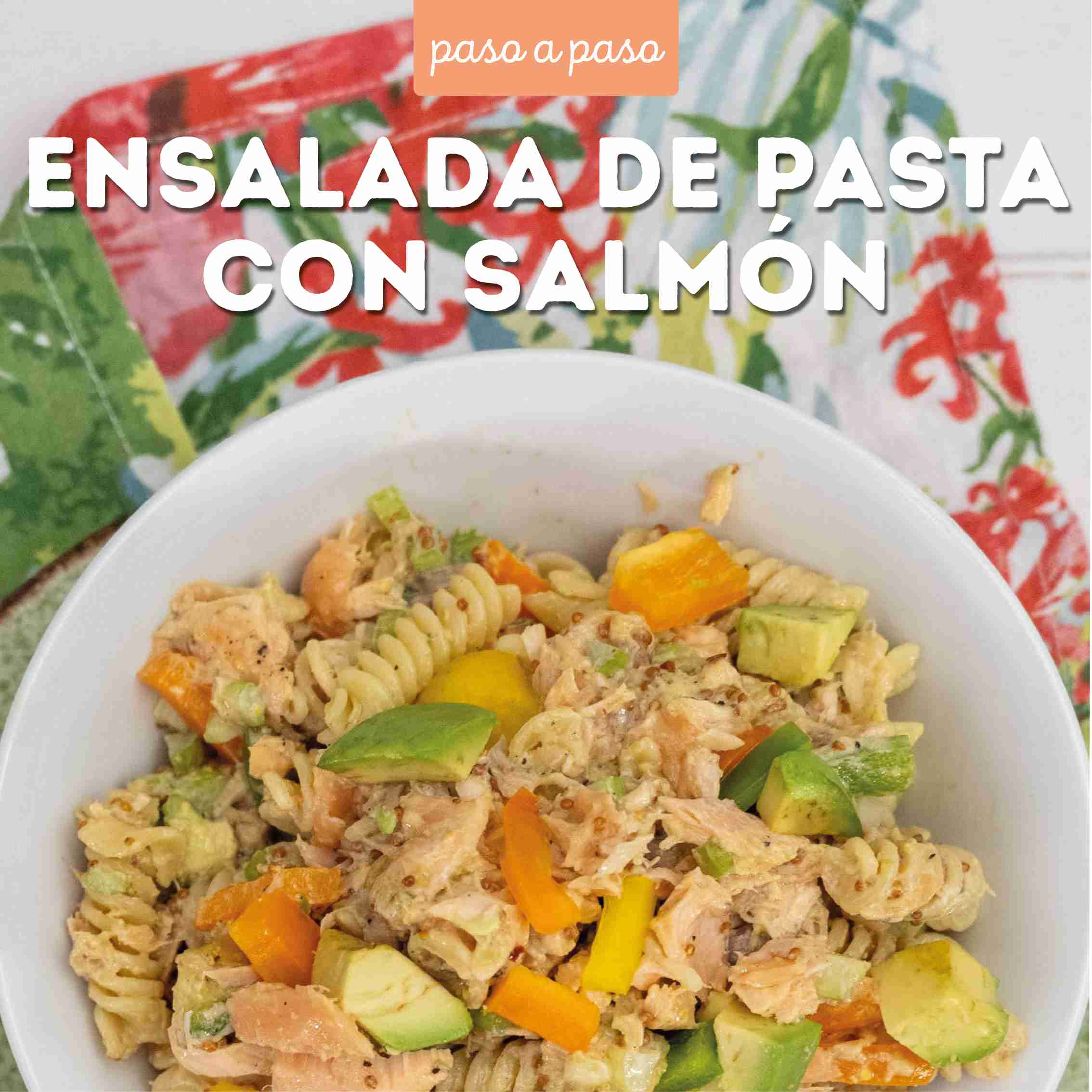 Receta Ensalada de pasta con salmón