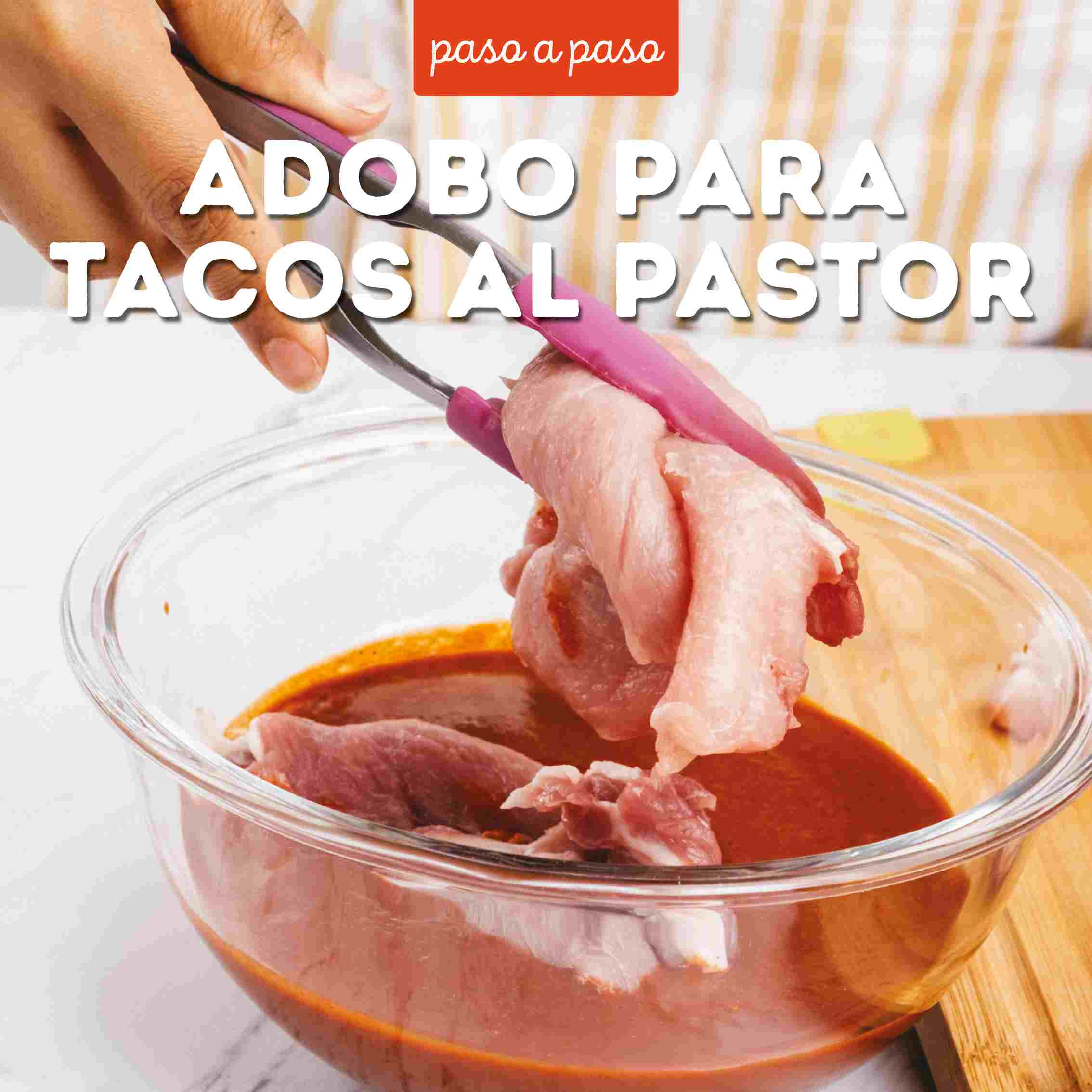 Receta Adobo para tacos al pastor