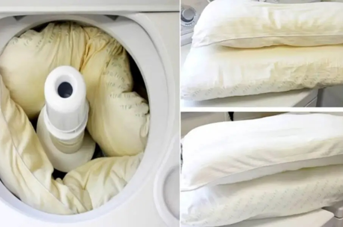cómo lavar almohadas