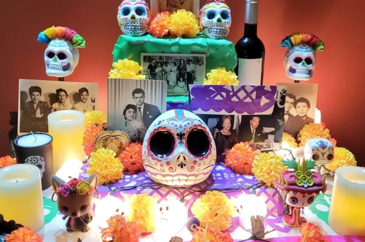 Altar de dia de Muertos 