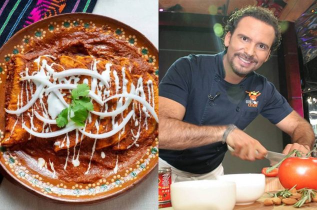 El chef Oropeza te enseña cómo hacer enchiladas de guajillo en 20 minutos