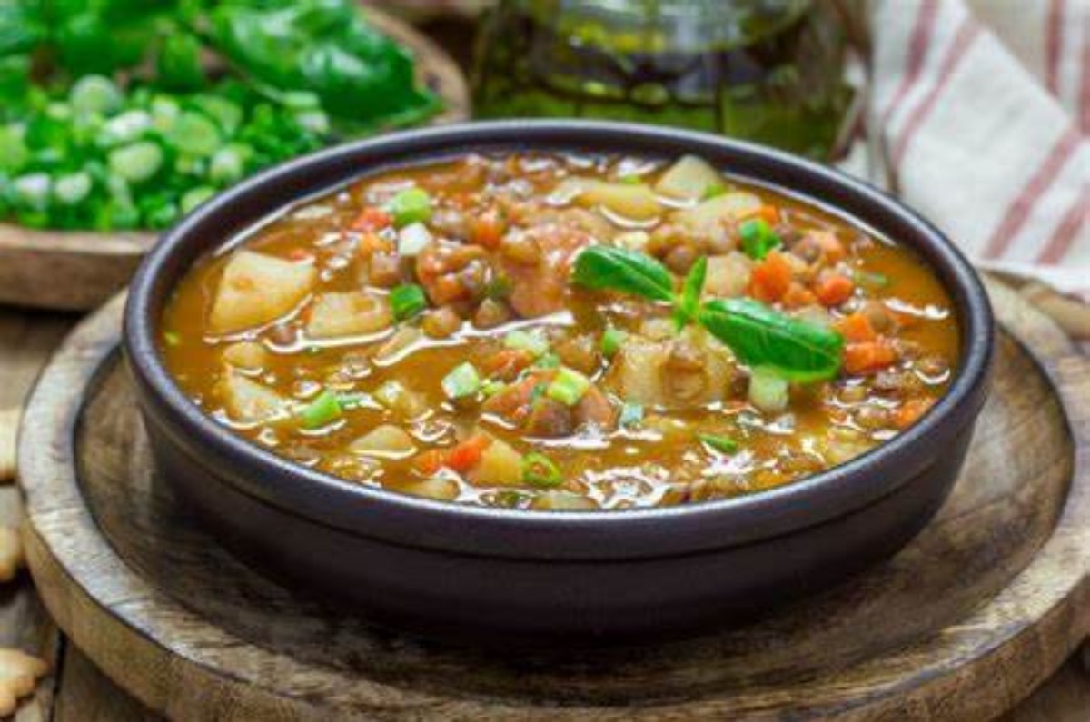 guiso de lentejas receta