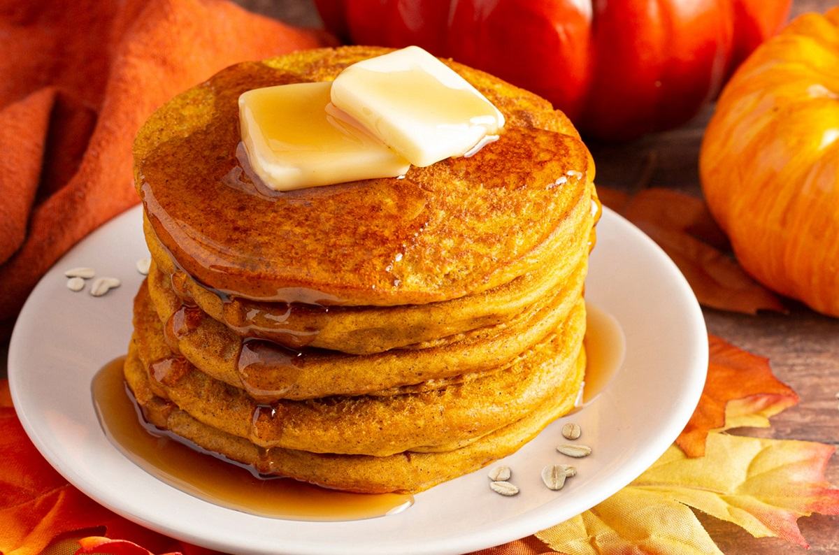 Prepara unos hot cakes con calabaza de castilla