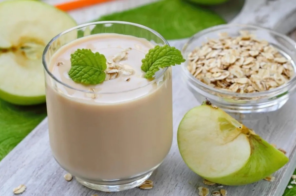 licuado de manzana verde