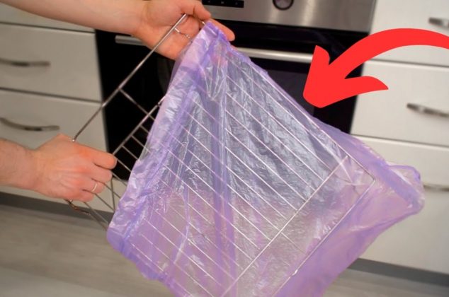 Por esta razón debes colocar la rejilla del horno en una bolsa de plástico