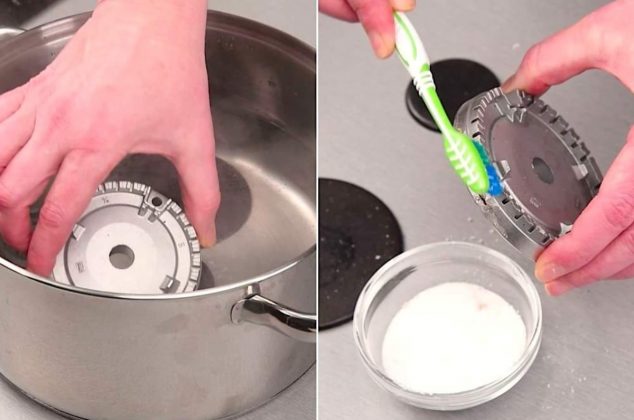 Cómo limpiar los quemadores de la estufa en 4 sencillos pasos