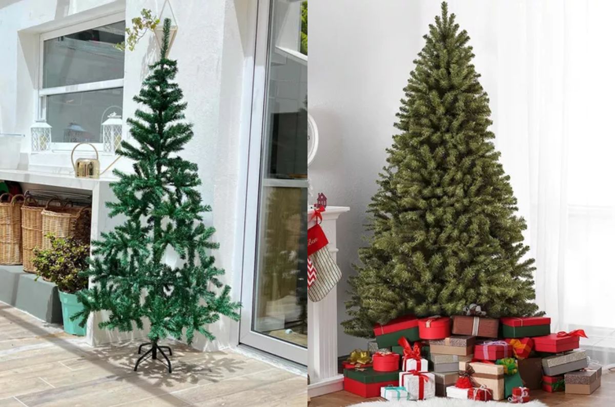 cómo revivir un árbol de Navidad viejo