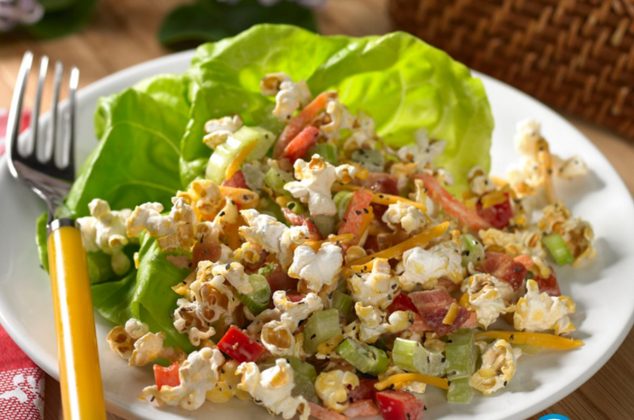 Cómo hacer exquisita ensalada de palomitas ¡En 6 sencillos pasos!