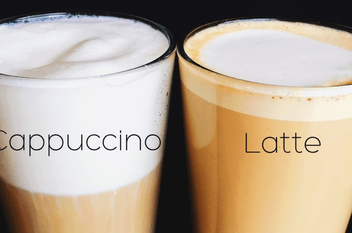 diferencia entre latte y capuchino 