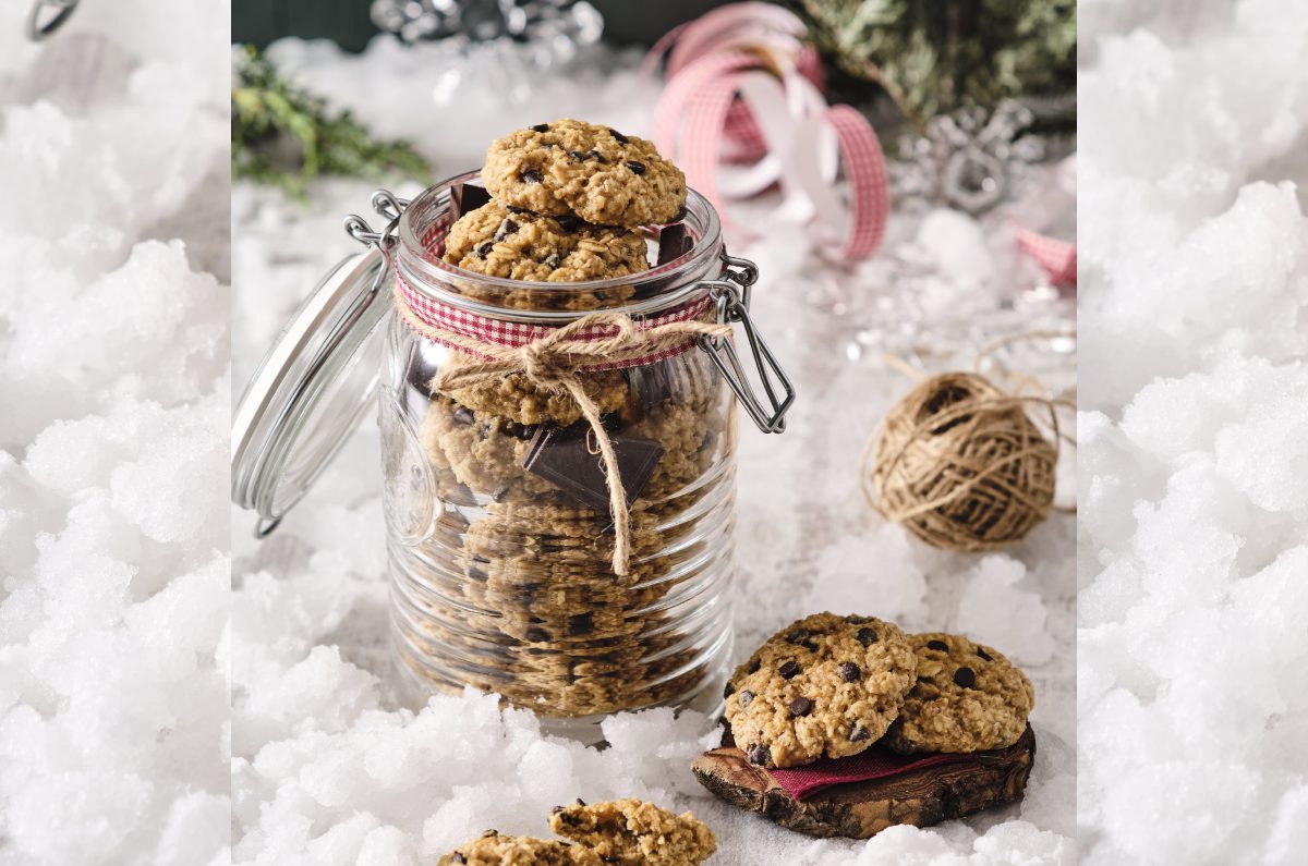 galletas de avena y chocolate