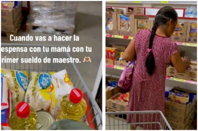 Joven lleva de compras a su mamá con su primer sueldo: ‘ahora me toca a mí’