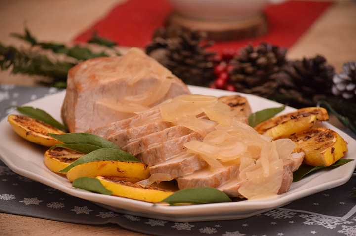 Receta de lomo a la naranja 