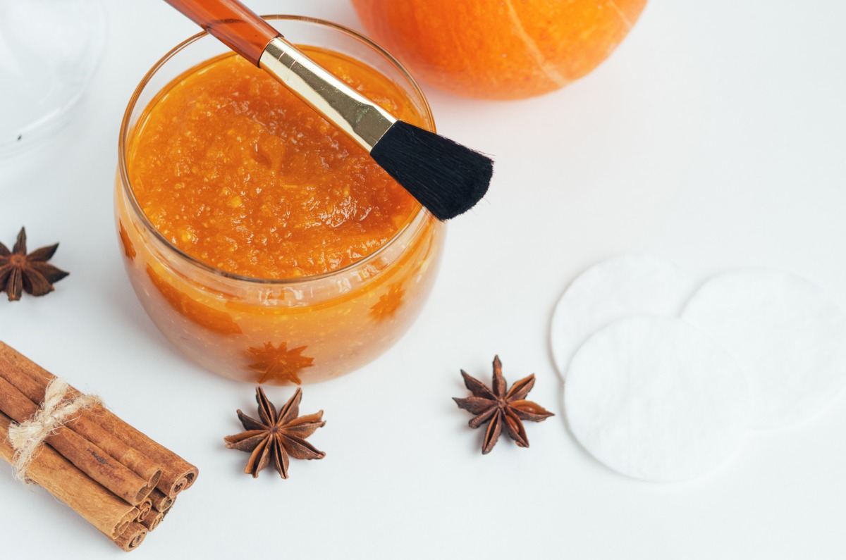 mascarilla de flor de cempasúchil 