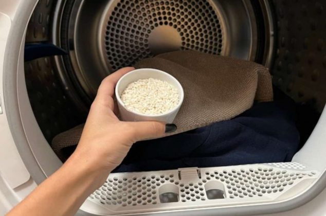 Beneficios de poner arroz en la lavadora antes de lavar la ropa