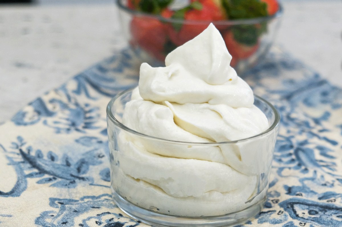 Crema chantilly casera