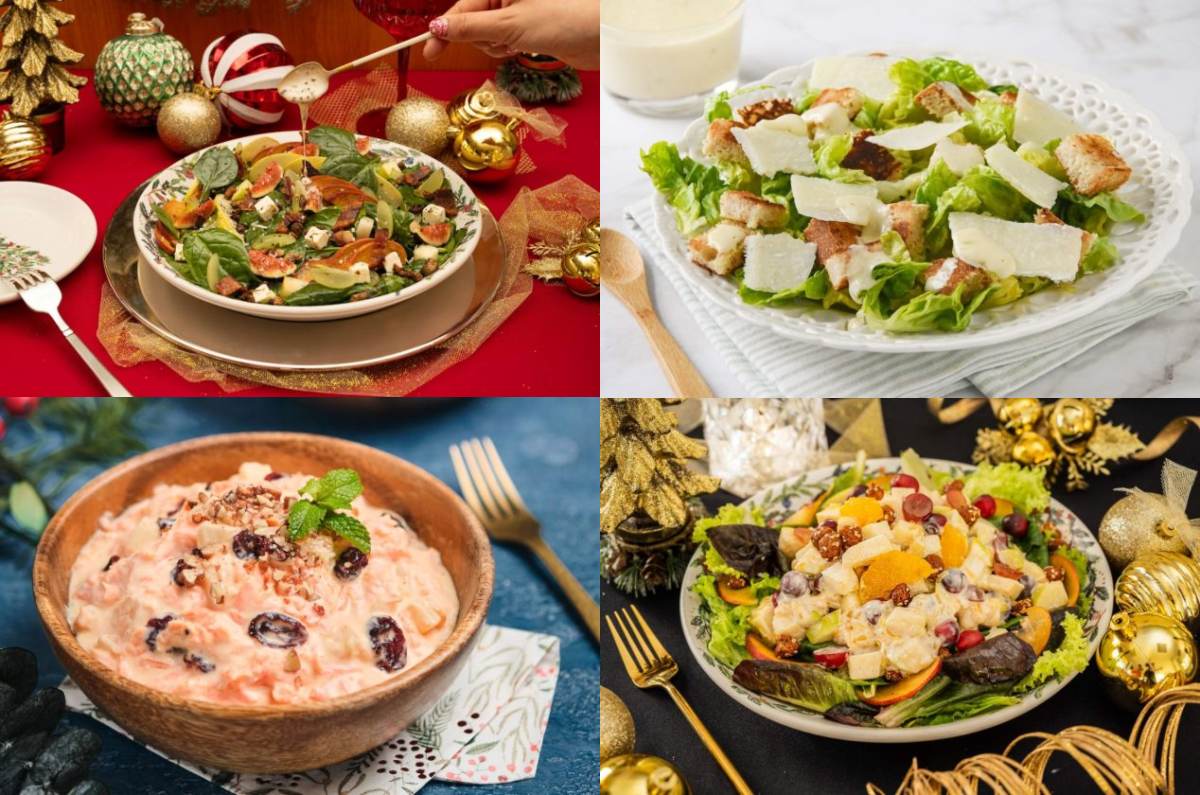 6 recetas de ensaladas navideñas por menos de $100 pesos